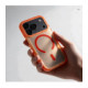 Oranžinis dėklas Apple iPhone 17 Pro / 18 Pro telefonui "Forcell F-Protect Vivid Premium Magsafe"