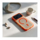 Oranžinis dėklas Apple iPhone 17 Pro / 18 Pro telefonui "Forcell F-Protect Vivid Premium Magsafe"