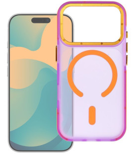 Purpurinis dėklas Apple iPhone 17 Pro / 18 Pro telefonui "Forcell F-Protect Vivid Premium Magsafe"