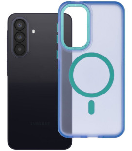 Mėlynas dėklas Samsung Galaxy A57 telefonui "Forcell F-Protect Vivid Premium Magsafe"