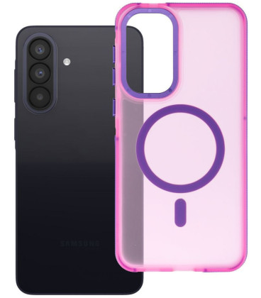 Rožinis dėklas Samsung Galaxy A57 telefonui "Forcell F-Protect Vivid Premium Magsafe"