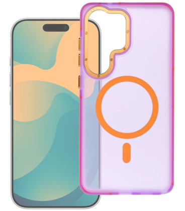 Purpurinis dėklas Samsung Galaxy S26 Ultra telefonui "Forcell F-Protect Vivid Premium Magsafe"