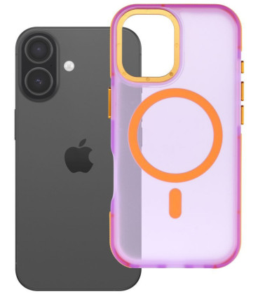 Purpurinis dėklas Apple iPhone 17 telefonui "Forcell F-Protect Vivid Premium Magsafe"