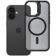 Juodas dėklas Apple iPhone 17 telefonui "Forcell F-Protect Shadow Stand Premium Magsafe"