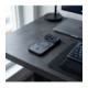 Juodas dėklas Apple iPhone 16 telefonui "Forcell F-Protect Shadow Stand Premium Magsafe"