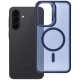 Mėlynas dėklas Samsung Galaxy A37 telefonui "Forcell F-Protect Shadow Stand Premium Magsafe"
