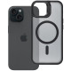 Juodas dėklas Apple iPhone 15 telefonui "Forcell F-Protect Shadow Stand Premium Magsafe"