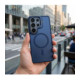 Mėlynas dėklas Samsung Galaxy A57 telefonui "Forcell F-Protect Shadow Stand Premium Magsafe"