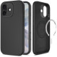 Juodas (Obsidian) dėklas Apple iPhone 17 telefonui "Tech-Protect Uniq Magsafe"