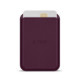 Bordo (Burgundy) kortelių dėklas telefonams "Tech-Protect CH01 MagWallet Magsafe Universal Card Holder"