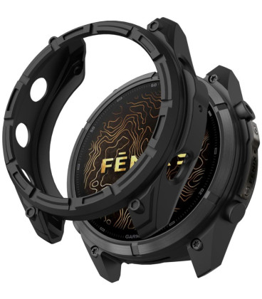 Juodas dėklas Garmin Fenix 9 Pro (47 mm) laikrodžiui "Tech-Protect Defense Air"