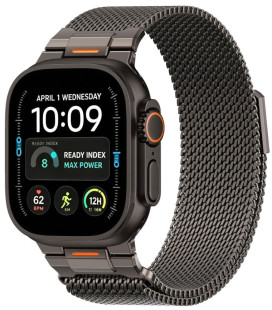 (Gunmetal) Apyrankė Apple Watch 8 / 9 / 10 / 11 / 12 / SE / Ultra (44 / 45 / 46 / 49 mm) "Tech-Protect Milano Vanguard"