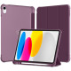 Bordo (Burgundy) atverčiamas dėklas Apple iPad 10.9” 10 / 2022 / 11” 11 / 2025 planšetei "Tech-Protect SC Pen Hybrid"