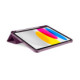 Bordo (Burgundy) atverčiamas dėklas Apple iPad 10.9” 10 / 2022 / 11” 11 / 2025 planšetei "Tech-Protect SC Pen Hybrid"