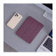 Bordo (Burgundy) atverčiamas dėklas Apple iPad 10.9” 10 / 2022 / 11” 11 / 2025 planšetei "Tech-Protect SC Pen Hybrid"
