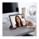Bordo (Burgundy) atverčiamas dėklas Apple iPad 10.9” 10 / 2022 / 11” 11 / 2025 planšetei "Tech-Protect SC Pen Hybrid"