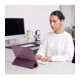 Bordo (Burgundy) atverčiamas dėklas Apple iPad 10.9” 10 / 2022 / 11” 11 / 2025 planšetei "Tech-Protect SC Pen Hybrid"