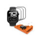 Ekrano apsauga Apple Watch 12 (42 mm) laikrodžiui "Tech-Protect Easy Set Flex+ 3-Pack"