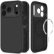 Juodas (Obsidian) dėklas Apple iPhone 17 Pro Max / 18 Pro Max telefonui "Tech-Protect Uniq Magsafe CC"