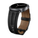 Juoda apyrankė Samsung Galaxy Watch 8 / 9 / Classic (40 / 44 / 46 mm) laikrodžiui "Tech-Protect Leatherfit Craft"
