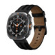 Juoda apyrankė Samsung Galaxy Watch Ultra 1 / 2 2024-2026 (47 mm) laikrodžiui "Tech-Protect Leatherfit Craft"