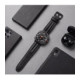 Juoda apyrankė Samsung Galaxy Watch Ultra 1 / 2 2024-2026 (47 mm) laikrodžiui "Tech-Protect Leatherfit Craft"