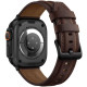 Ruda apyrankė Samsung Galaxy Watch Ultra 1 / 2 2024-2026 (47 mm) laikrodžiui "Tech-Protect Leatherfit Craft"