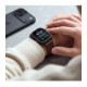 Ruda apyrankė Samsung Galaxy Watch Ultra 1 / 2 2024-2026 (47 mm) laikrodžiui "Tech-Protect Leatherfit Craft"