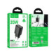 Juodas 1xUSB-C QC PD 20W pakrovėjas "Hoco N60"