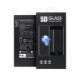 Matinis juodas apsauginis grūdintas stiklas Apple iPhone 15 / 16 telefonui "5D Full Glue"
