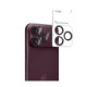 Bordo (Burgundy) kameros apsauga Apple iPhone 18 Pro / 18 Pro Max telefonui "Tech-Protect Camring Fit+"