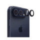 Juoda + skaidri kameros apsauga Apple iPhone Duo telefonui "Tech-Protect Camring Fit+ 2-Pack"