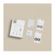 Juoda + skaidri kameros apsauga Apple iPhone Duo telefonui "Tech-Protect Camring Fit+ 2-Pack"