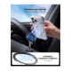 Juodas automobilinis telefono laikiklis "Spigen STK120 Vacuumlock Magnetic Magsafe"