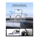 Juodas automobilinis telefono laikiklis "Spigen STK110 Vacuumlock Magnetic Magsafe"