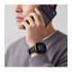 Juoda apyrankė Apple Watch 8 / 9 / 10 / 11 / 12 / SE / Ultra (44 / 45 / 46 / 49 mm) "Tech-Protect Leatherfit Craft"