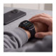 Juoda apyrankė Apple Watch 8 / 9 / 10 / 11 / 12 / SE / Ultra (44 / 45 / 46 / 49 mm) "Tech-Protect Leatherfit Craft"