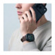 Ruda apyrankė Apple Watch 8 / 9 / 10 / 11 / 12 / SE / Ultra (44 / 45 / 46 / 49 mm) "Tech-Protect Leatherfit Craft"