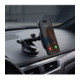 Juodas magnetinis automobilinis telefono laikiklis su 25W QI2.2 krovimu "Tech-Protect V23 ArcticBoost Magsafe Vent & Dash"