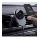 Juodas magnetinis automobilinis telefono laikiklis su 25W QI2.2 krovimu "Tech-Protect V23 ArcticBoost Magsafe Vent & Dash"