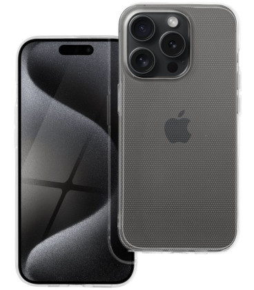 Skaidrus dėklas Apple iPhone 15 Pro telefonui "Clear Case 2mm Box"