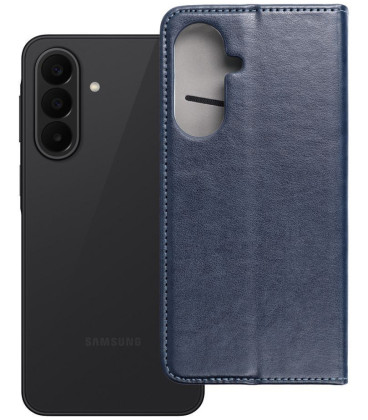 Mėlynas atverčiamas dėklas Samsung Galaxy A27 telefonui "Smart Magneto"