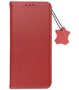Raudonas atverčiamas dėklas Xiaomi Redmi Note 15 Pro 5G telefonui "Smart Pro Book Leather"