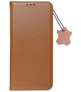 Rudas atverčiamas dėklas Xiaomi Redmi Note 15 5G telefonui "Smart Pro Book Leather"