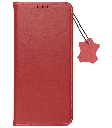 Raudonas atverčiamas dėklas Xiaomi Redmi Note 15 5G telefonui "Smart Pro Book Leather"