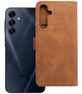 Rudas atverčiamas dėklas Samsung Galaxy A16 5G telefonui "Tender Book"