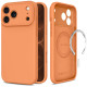 Oranžinis dėklas Apple iPhone 17 Pro / 18 Pro telefonui "Tech-Protect Silicone Magsafe"