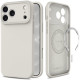 Pilkas (Titanium) dėklas Apple iPhone 17 Pro / 18 Pro telefonui "Tech-Protect Silicone Magsafe"