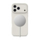 Pilkas (Titanium) dėklas Apple iPhone 17 Pro / 18 Pro telefonui "Tech-Protect Silicone Magsafe"
