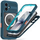 Mėlynas (Ocean Blue) dėklas Apple iPhone 17 telefonui "Tech-Protect Shellbox Magsafe IP68"